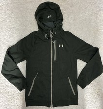 Under Armour Hoodie Mens S Green Loose Coldgear Infrared Activewear