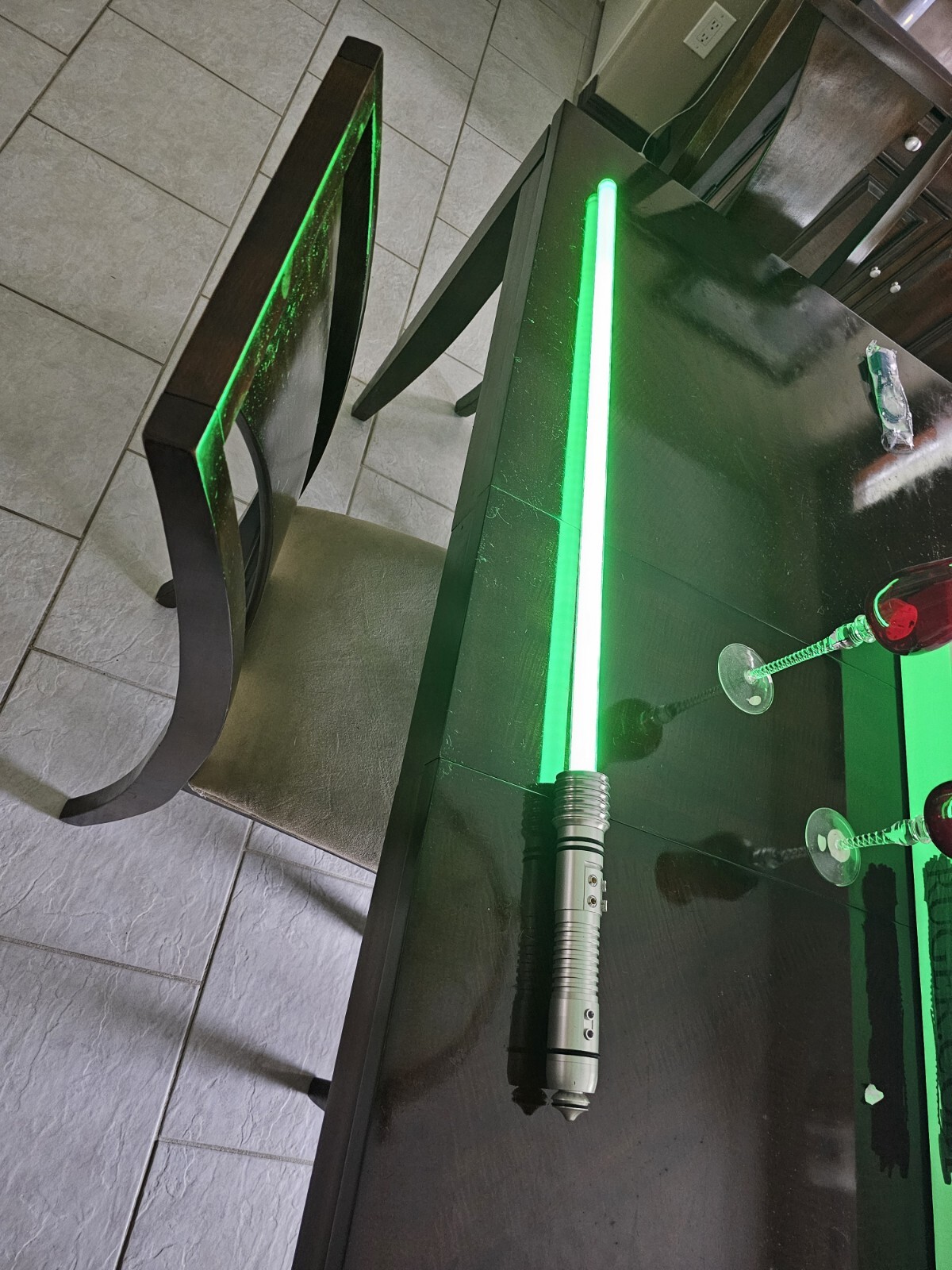 Star Wars The Black Series Kit Fisto Force FX Lightsaber eBay