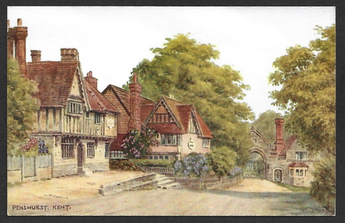 PENSHURST, Kent, England. A.R.Quinton Postcard no.3026. Slightly Different View.