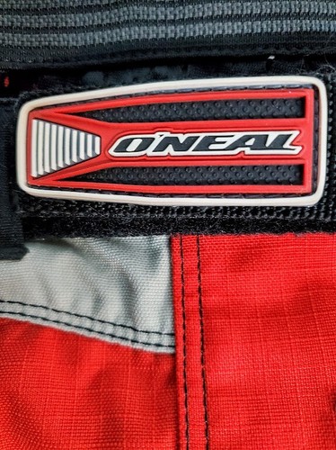 O'neal Hardwear Pants Size 38 BMX Red Black Motocross Dirt Bike Off Road Racing - Picture 11 of 18
