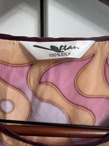 Caftán Stan Pure 100 % seda vintage años 90 talla única para mujer’s - Imagen 6 de 7