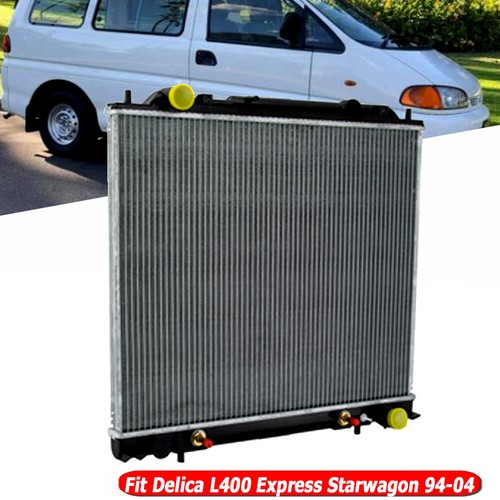 Premium Radiator For Mitsubishi Delica L400 Express Starwagon AT MT 1994-2004 - Picture 1 of 13