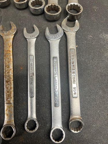 Qty 20 Craftsman SAE Wrenches USA! - Picture 5 of 7