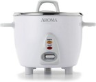 Aroma Select Stainless Rice Cooker & Warmer, 14-Cup(cooked) / 3Qt, ARC-757SG