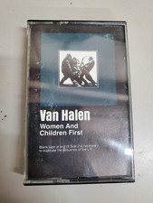 Van Halen - Women and Children First Cassette Tape Used black cover