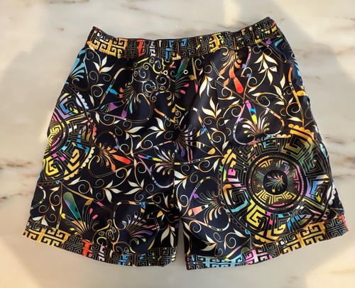 🌴 NWT Johnny Was Floral Peace Men's Swim Surf Trunks Size Large - Picture 3 of 5