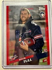 K55,934 - 2019 Topps AAF Red #95 Davis Tull #/99