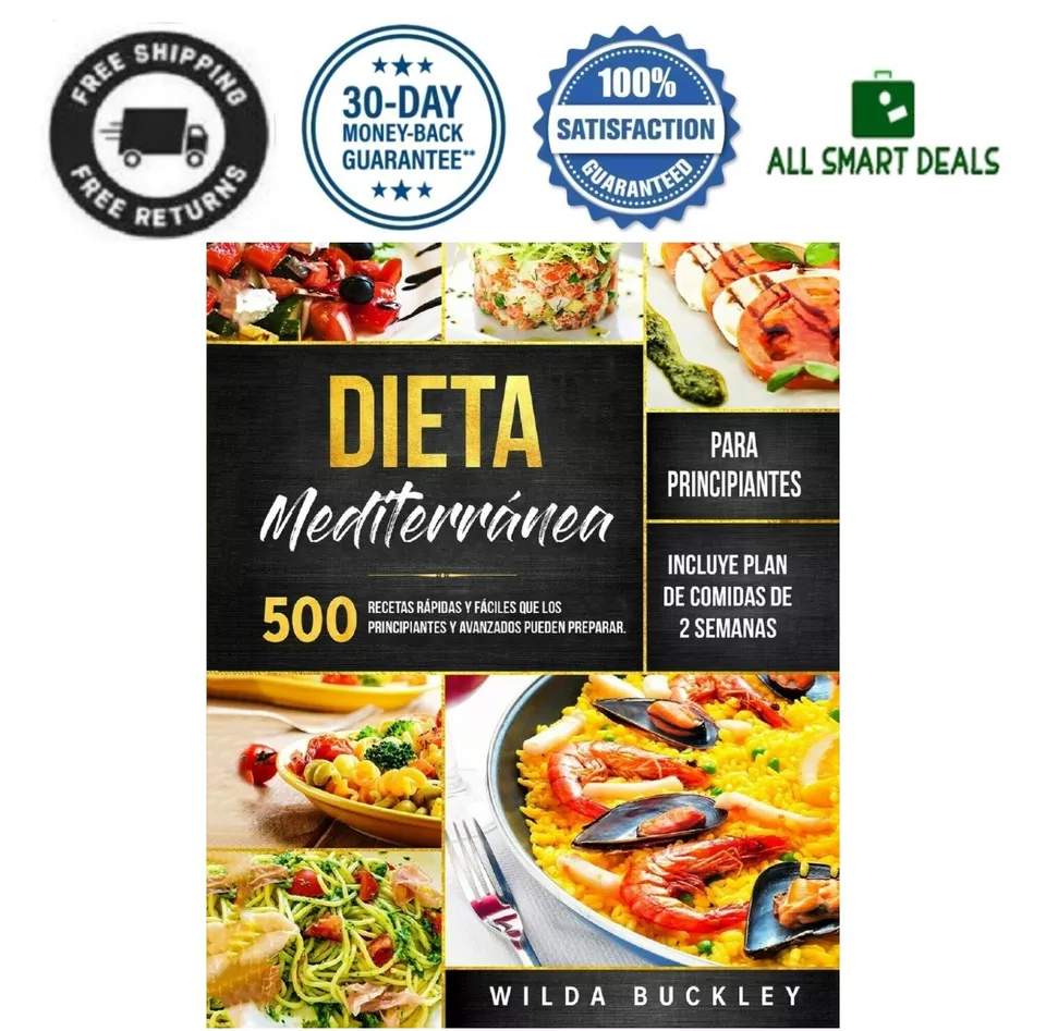 Libro De Recetas Saludables En Español Dieta Mediterranea Con Plan Libro Fisico | eBay Libro De Recetas Saludables En Español Dieta Mediterranea Con Plan Libro Fisico | eBay