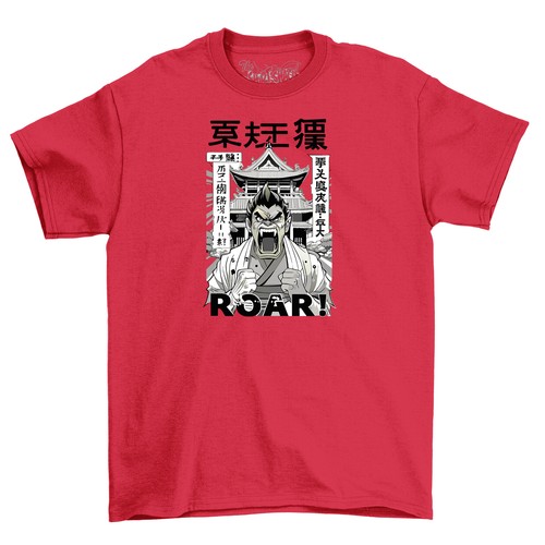 T-shirt "Personnage Animé Bête Roar" Personnage Japonais Drôle - Libérez votre auberge - Photo 4/46