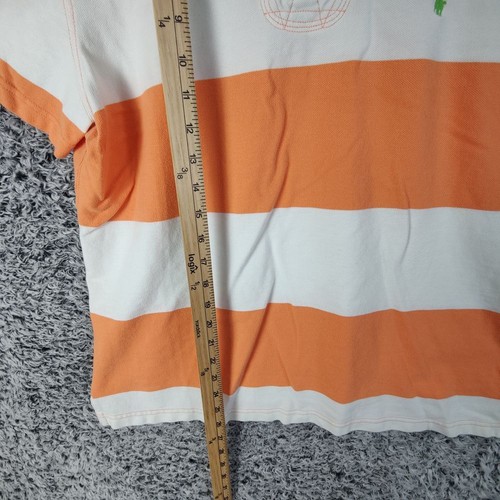 Polo Ralph Lauren Rayas Ajuste Personalizado Polo Manga Corta Para Hombre Talla XL Preppy - Imagen 5 de 8