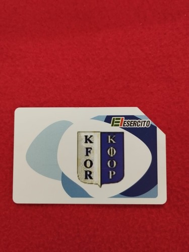 Scheda TELECOM “ESERCITO ITALIANO - KFOR”, 2004 - Afbeelding 2 van 2