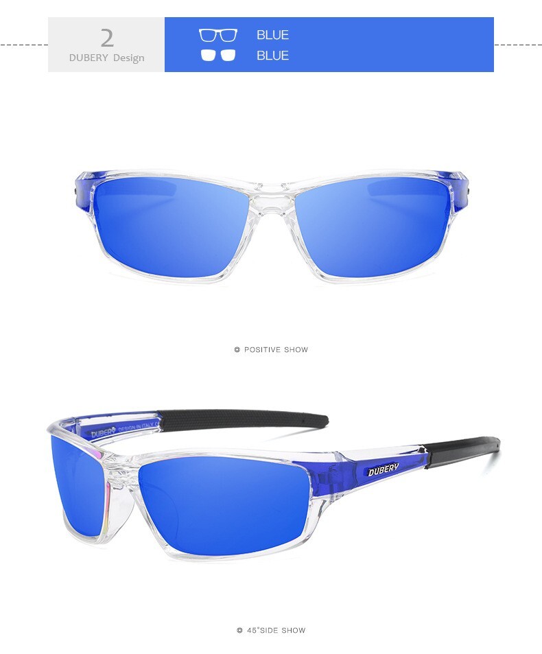 DUBERY Polarized Sunglasses For Men & Women - Sport Outdoor Driving Sunglasses With UV400 Protection