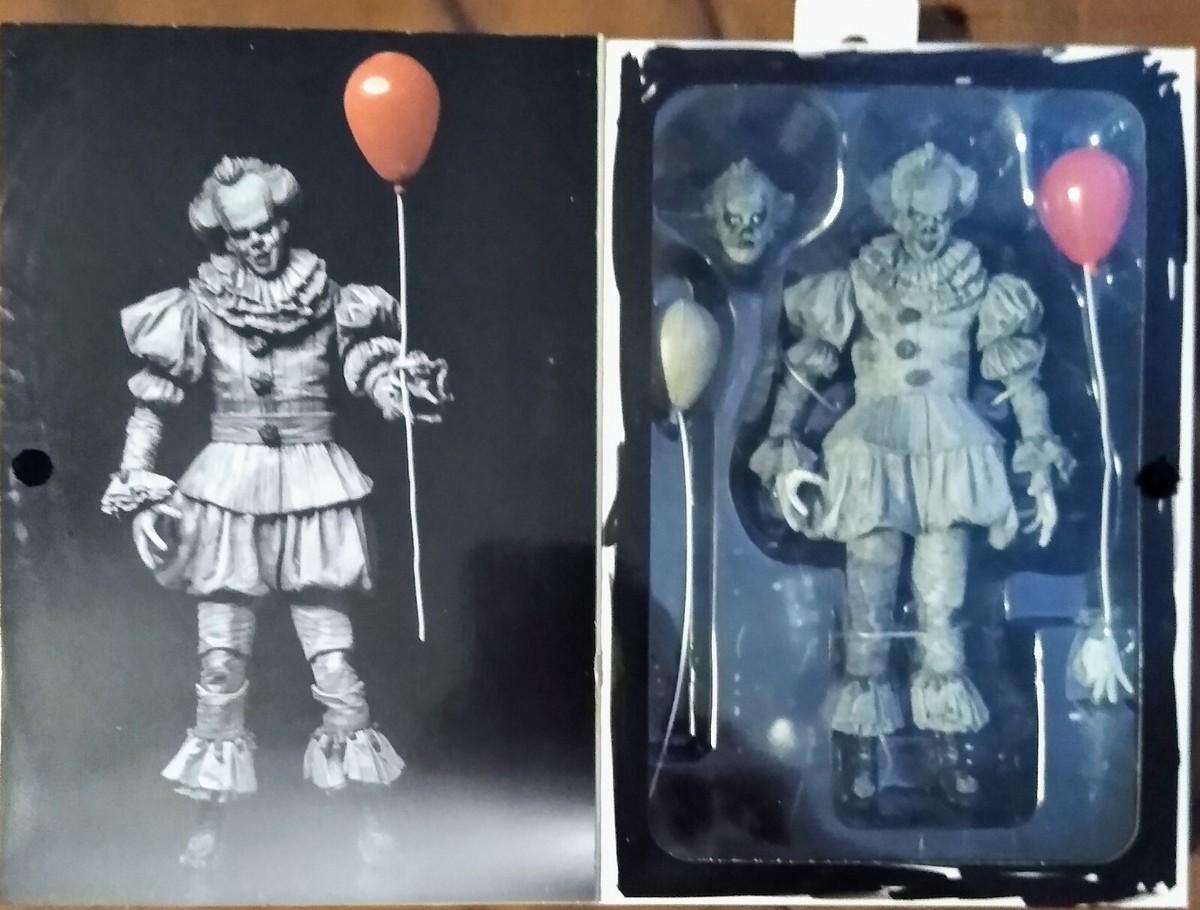 SDCC 2019 NECA It 2017 Pennywise Etched Black White 7