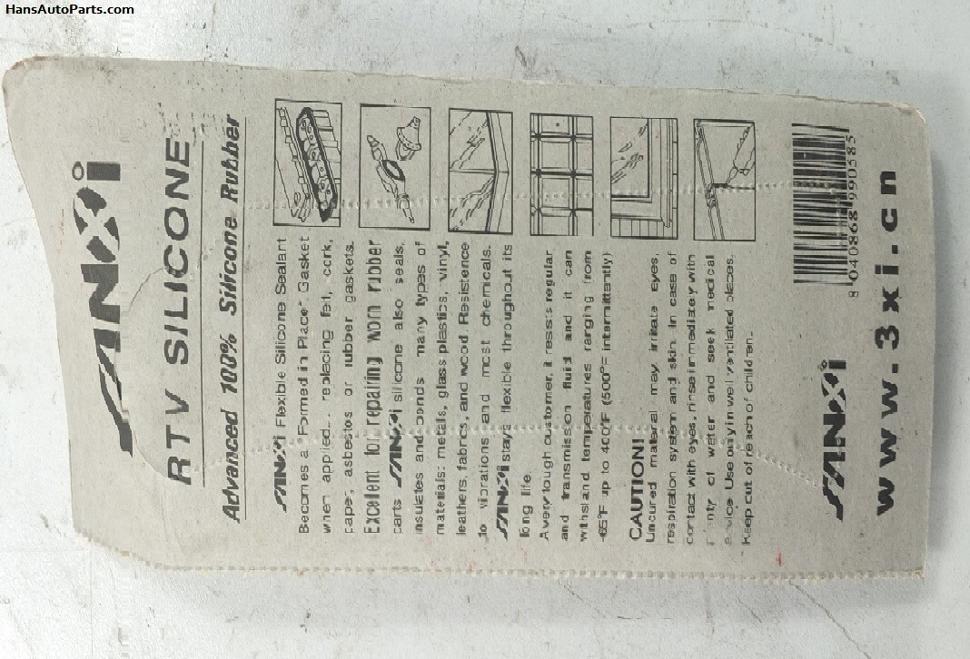 650F RTV Hi-Temp Red Gasket Silicone Gasket Maker Resists Oil Water Anti-Freeze