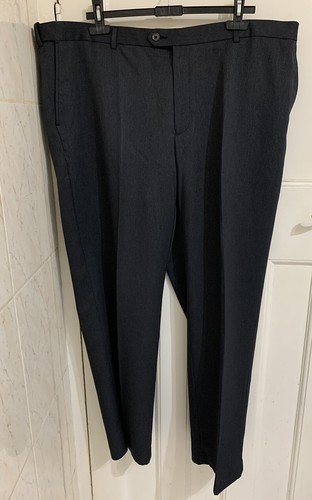 BNWT JACK REiD MENS GREY FLAT FRONT TROUSERS,Si. 46R.