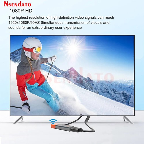 HDMI Wireless Transmitter and Receiver 1080P 50M Video TV Stick Display Extender - Picture 3 of 13