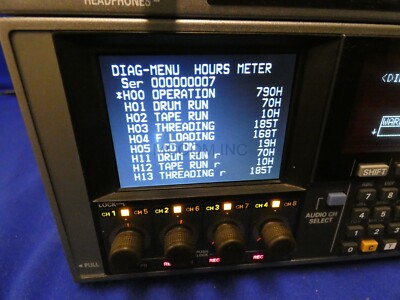 Panasonic AJ-HD1800 DVCPRO HD Player w/ 10 Tape Hrs for
