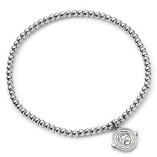 Pulsera de cuentas de bola Time Turner de acero inoxidable Harry Potter