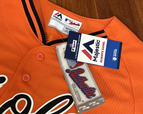 2014 Majestic BALTIMORE ORIOLES Authentic Game Jersey Mens Size 44 - Picture 5 of 6