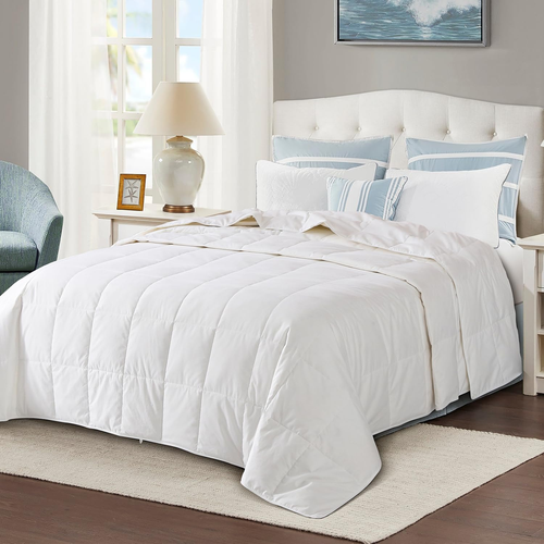 down Blanket, Extra Lightweight Summer Comforter/Duvet Insert, Noiseless & Extra - Picture 3 of 6
