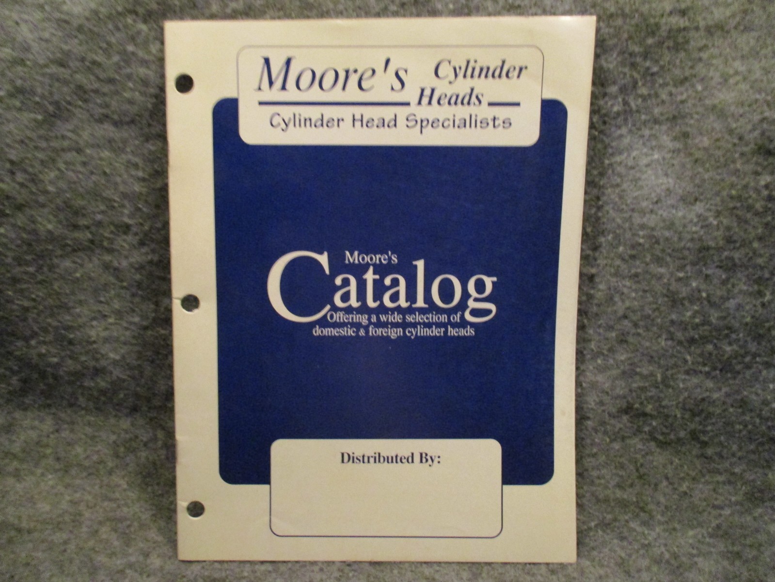 1998 Moores Cylinder Head Specialists Cylinder Heads Catalog eBay