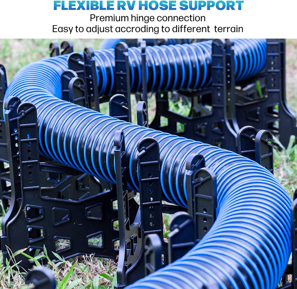 RV Sewer Hose Support Height Adjustable Camper Sewer Hose Holder eBay