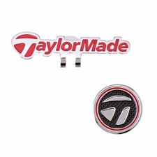 TaylorMade Ball Marker Set: Carbon Graphic Cap Red - Genuine 🔸Tracking🔸