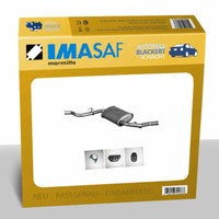 Imasaf Esd Auspuff Endtopf FüR Fiat Uno (146A) 1.1, EndschalldäMpfer