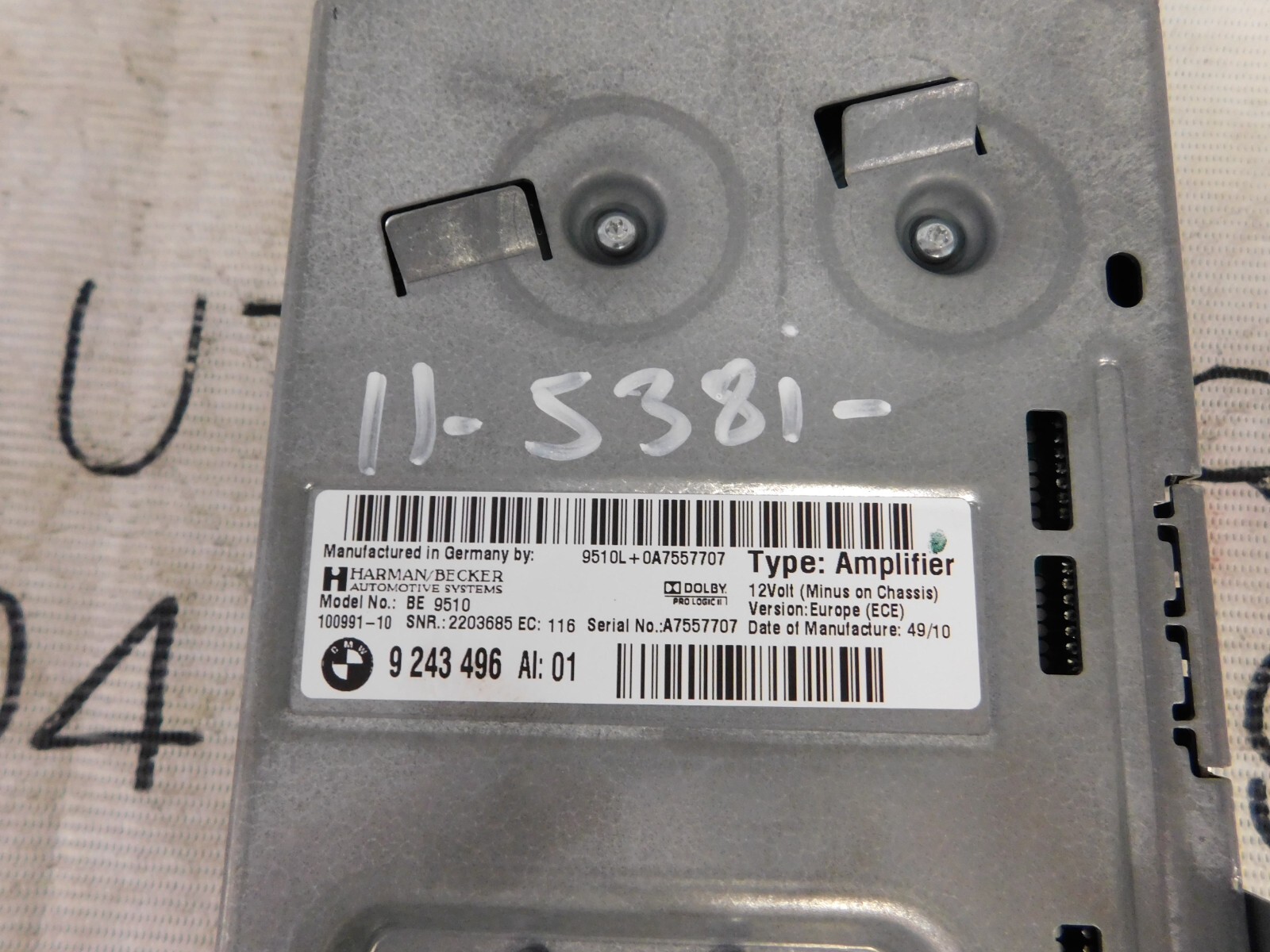 BMW 2011-2013 535i Engine Computer Module ECU ECM PCM DME 7 CAS and Key ...