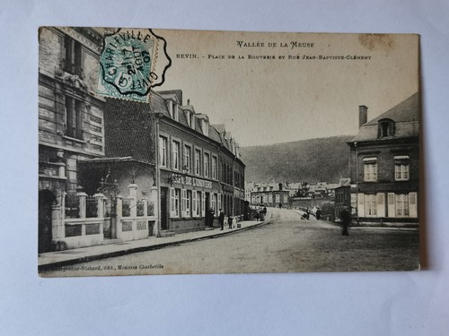CPA 08 REVIN - Place de la Bouverie et Rue Jean-Baptiste - Imagen 1 de 2