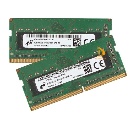 Micron 16 GB DDR4 RAM 2x 8GB 1RX8 PC4-19200 2400T 1.2V SODIMM^Laptop Memory CL17 - Picture 7 of 7