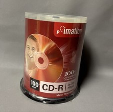 Imation CD-R 700mb 1x-52x 100 Pack discs for music photos data New NOS