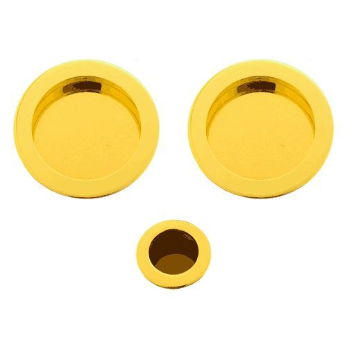 KIT MANIGLIE PER PORTE SCORREVOLI finitura oro lucido - Foto 1 di 1