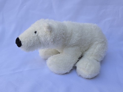 GANZ Polar Bear HM116 White Plush Toy (No code) 9" - Picture 1 of 11