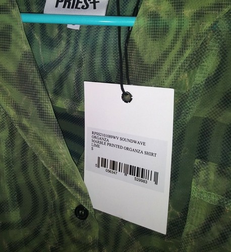 Dolls Kill Ragged Priest Trippy Organza Shirt. Size Small. Button up. Brand new! - Picture 6 of 8
