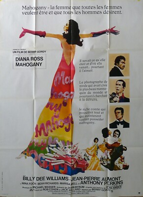 MAHAGONI - DIANA ROSS / BILLY DEE WILLIAMS / FASHION - ORIGINAL GROSSES POSTER