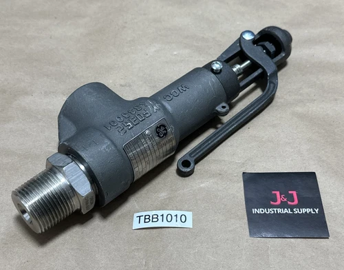 NEW SURPLUS- GE Consolidated Valve 19096LCG-2-CC-MS-34-MT-FT-SS 1” Relief Valve