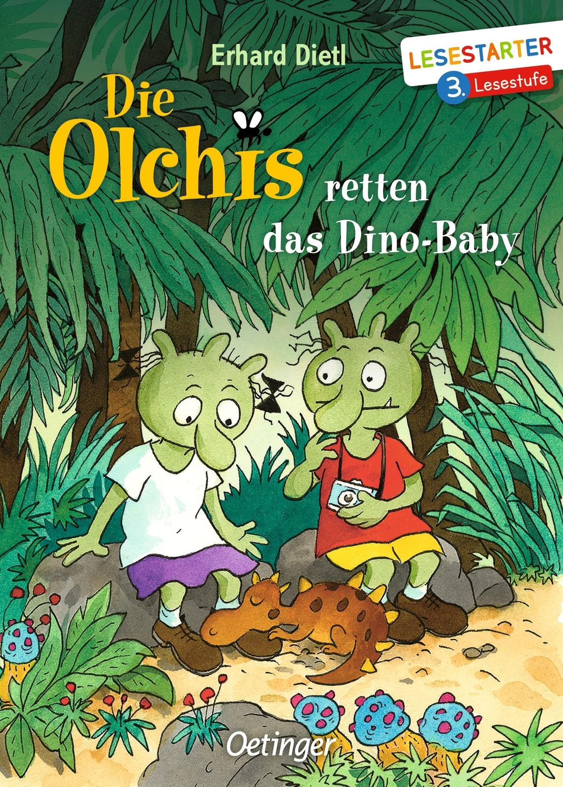 Thumbnail - Die Olchis Retten Das Dino-baby | Lesestarter. 3. Lesestufe | Erhard