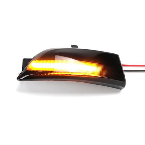 Right Rearview Side Mirror Turn Signal Light For Ford Ranger 16-20 Glossy Black - Picture 3 of 8