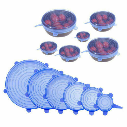 Silicone Lids Super Stretch ( 6 pack ) Rinse » Gadget mou