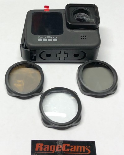 Protective Lens Replacement HERO9 HERO10 Black ADCOV-001+RageCams 3mm Glass Cap - Picture 9 of 9