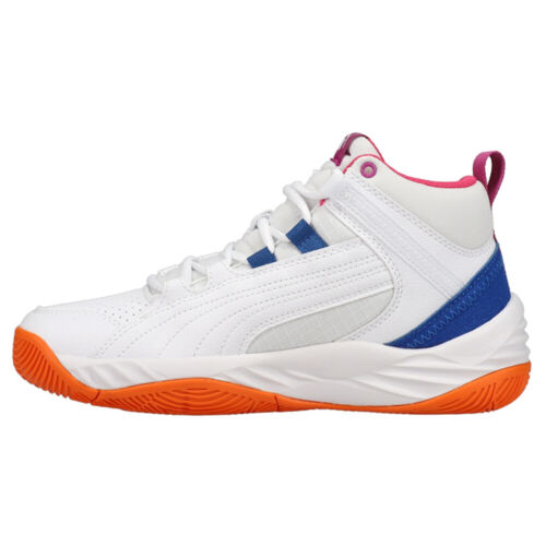 PUMA Rebound Future Evo High Top Youth Boys White Sneakers Casual Shoes 3855830 - Picture 3 of 6