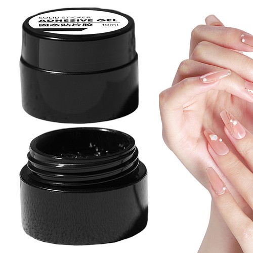 Solid Nail Glue Gel For False Nail Tips, Huge Capacity 10ml Press On Nail Glue