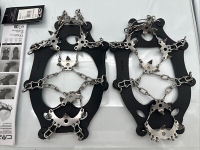 CMP Ice Spiked Crampons GRÖDEL 3B64577 nero Steigeisen  Metall-Spikes