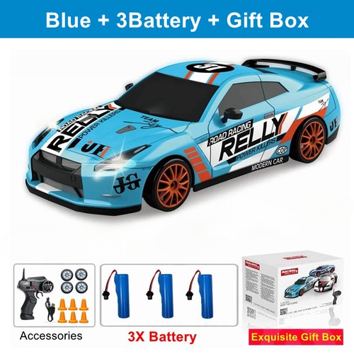 Fernbedienung Drift Auto 30KM/H High Speed 4WD Radio RC Rennwagen für Kinder - Bild 39 von 41