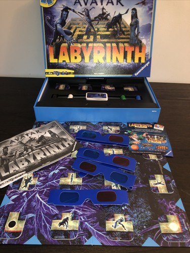 AVATAR 3D LABYRINTH family card and board game Ravensburger Out Of print Rare - Picture 2 of 8