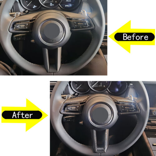 Cubierta de volante de fibra de carbono para Porsche Macan 911 TAYCAN 992 Panamera - Imagen 6 de 11