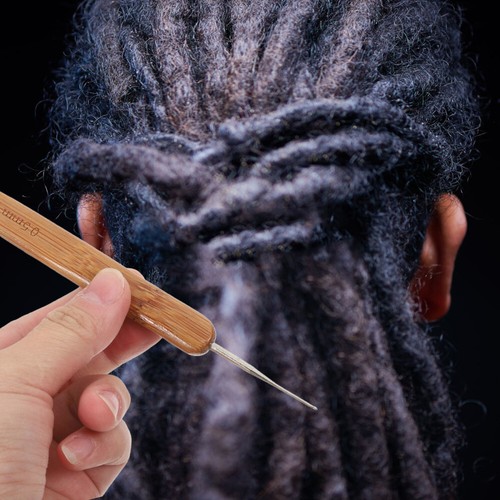 3 Pcs Knitter Crochet Dreadlock Needle Tools for Interlocking Hook Locs - Picture 7 of 12