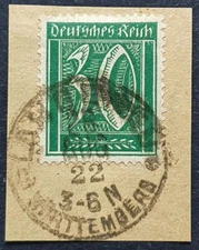 GERMAN STAMPS REICH MiNr. 181 TESTED CATALOGUE PRICE  420 EUROS