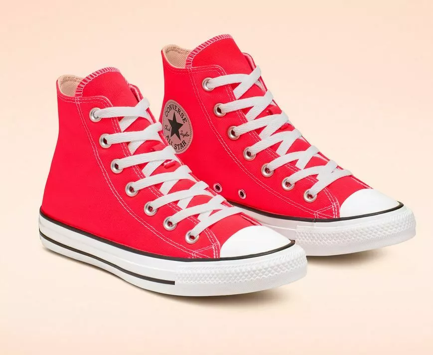 Converse Chuck Taylor All Star Hi Top Size 11 Men/13 Women Bright Crimson | eBay